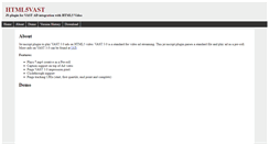 Desktop Screenshot of html5vast.com